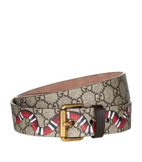 mens snake gucci belt|gucci snakeskin belt.